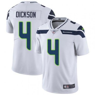 Nike Seahawks #4 Michael Dickson White Men Stitched NFL Vapor Untouchable Limited Jersey