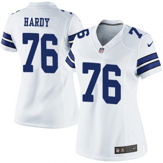 Womens Nike Dallas Cowboys #76 Greg Hardy Limited White NFL Jersey