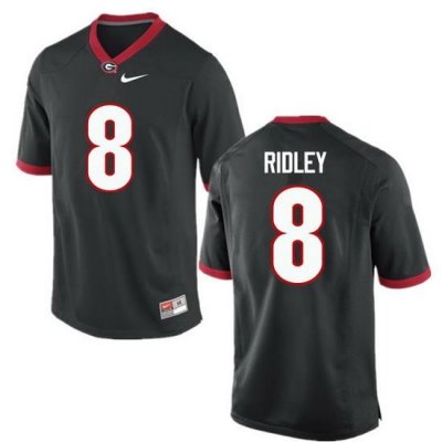 Men Georgia Bulldogs #8 Riley Ridley College Football Jerseys-Black