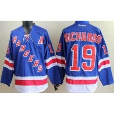 New York Rangers #19 Brad Richards BLUE jerseys