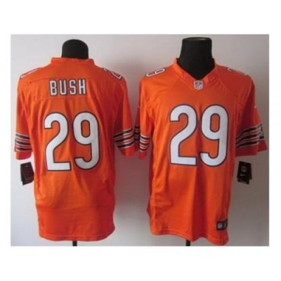 Nike Chicago Bears 29 Michael Bush Orange Limited NFL Jersey