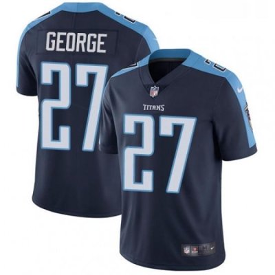 Youth Nike Tennessee Titans 27 Eddie George Elite Navy Blue Alternate NFL Jersey