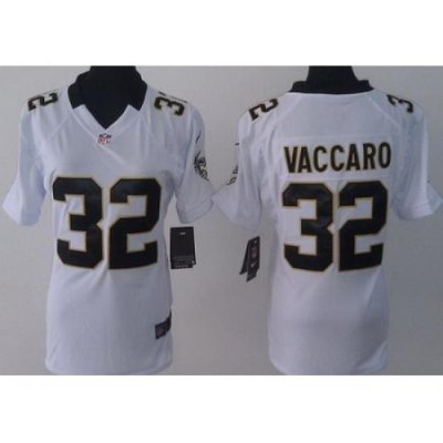 Women Nike NeW Orleans Saints 32 Kenny Vaccaro White NFL Jerseys