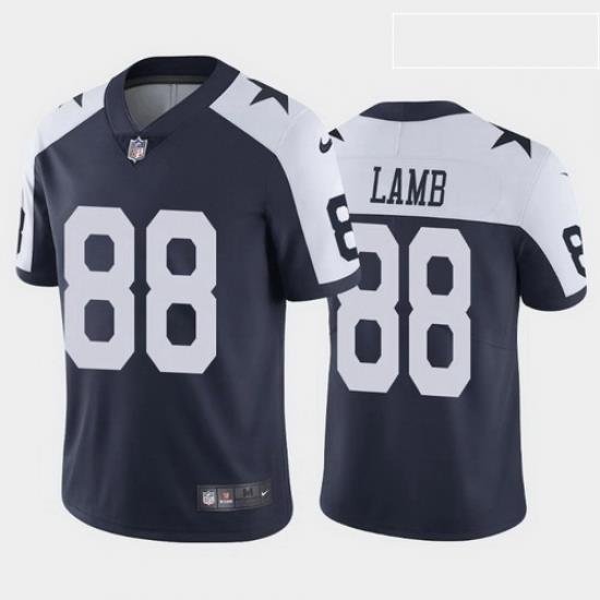 men ceedee lamb dallas cowboys navy alternate vapor limited jersey