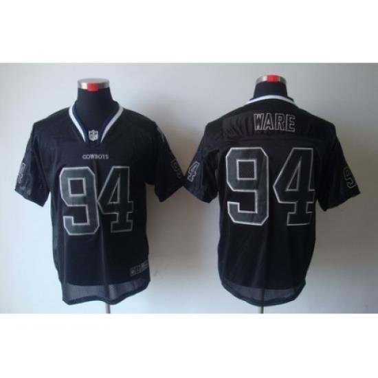 Nike Dallas Cowboys 94 DeMarcus Ware Black Elite Lights Out NFL Jersey