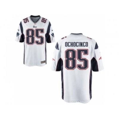 Nike NeW England Patriots 85 Chad Ochocinco White Game NFL Jersey