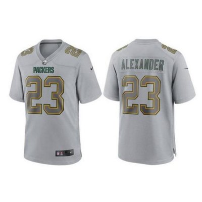 Men Green Bay Packers 23 Jaire Alexander Gray Atmosphere Fashion Stitched Game Jersey