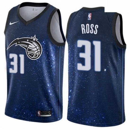 Mens Nike Orlando Magic 31 Terrence Ross Authentic Blue NBA Jersey City Edition