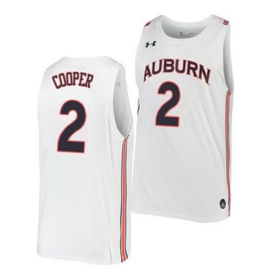 Auburn Tigers Sharife Cooper White College Basketball Auburn Tigers Jersey