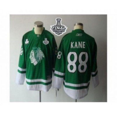 youth nhl jerseys chicago blackhawks #88 kane green[2015 stanley cup]