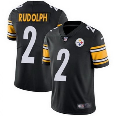 Nike Steelers #2 Mason Rudolph Black Team Color Mens Stitched NFL Vapor Untouchable Limited Jersey