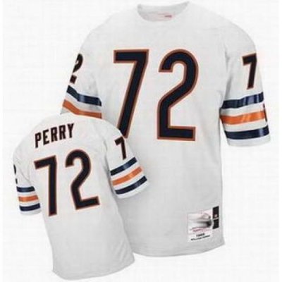 Chicago Bears 72 William Perry Jersey Throwback White