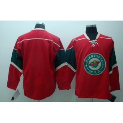 Minnesota Wild Blank Red Jerseys