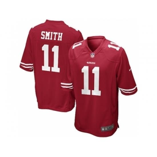 Nike San Francisco 49ers 11 Alex Smith red Game NFL Jersey