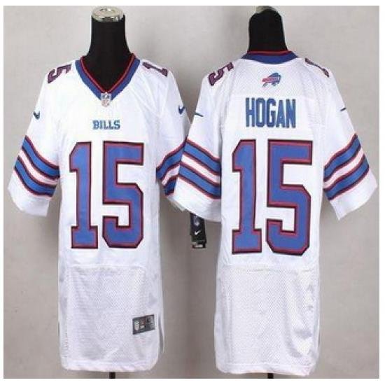 New Buffalo Bills #15 Chris Hogan White Men Stitched NFL New Elite Jersey