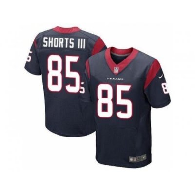 Nike Houston Texans 85 Cecil Shorts III Blue Elite NFL Jersey