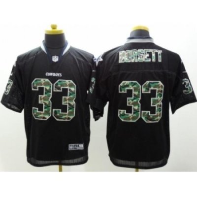 Nike Dallas Cowboys 33 Tony Dorsett Black Elite Camo Fashion NFL Jersey