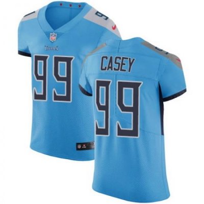 Nike Titans #99 Jurrell Casey Light Blue Team Color Mens Stitched NFL Vapor Untouchable Elite Jersey