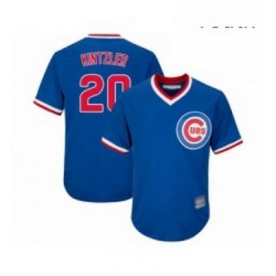 Youth Chicago Cubs 20 Brandon Kintzler Authentic Royal Blue Cooperstown Cool Base Baseball Jersey