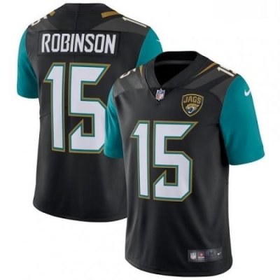 Youth Nike Jacksonville Jaguars 15 Allen Robinson Black Alternate Vapor Untouchable Limited Player NFL Jersey