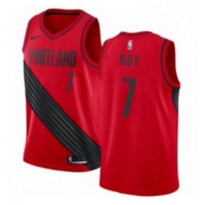 Womens Nike Portland Trail Blazers 7 Brandon Roy Authentic Red Alternate NBA Jersey Statement Edition