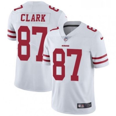 Youth Nike San Francisco 49ers 87 DWight Clark White Vapor Untouchable Limited Player NFL Jersey