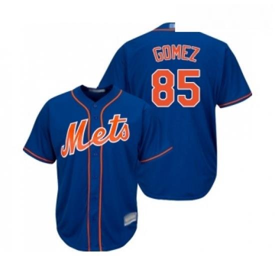 Mens NeW York Mets 85 Carlos Gomez Replica Royal Blue Alternate Home Cool Base Baseball Jersey