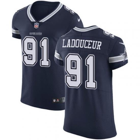 Nike Cowboys #91 L P Ladouceur Navy Blue Team Color Mens Stitched NFL Vapor Untouchable Elite Jersey