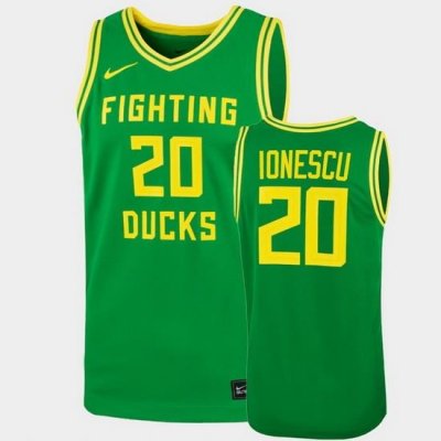 Men Oregon Ducks Sabrina Ionescu College Basketball Mint Green 2019 Replica Jersey