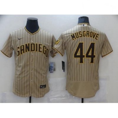 Women Nike San Diego Padres Joe Musgrove Sand BroWn Collection Baseball Player Jersey