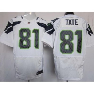 Nike Seattle Seahawks 81 Golden Tate White Elite NFL Jersey