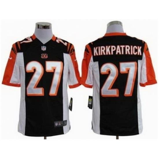 Nike Cincinnati Bengals 27 Dre Kirkpatrick Black Game NFL Jersey