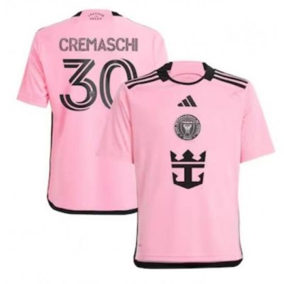 Youth Inter Miami CF Benjamin Cremaschi adidas Pink 2024 2getherness Replica Player Jersey