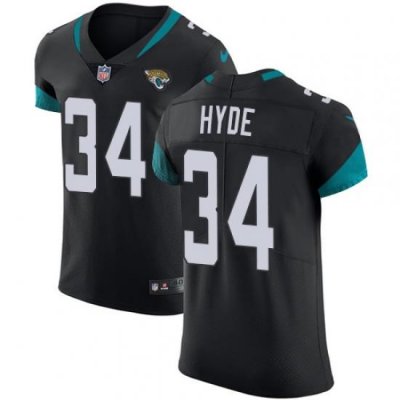 Nike Jaguars #34 Carlos Hyde Black Team Color Men Stitched NFL Vapor Untouchable Elite Jersey