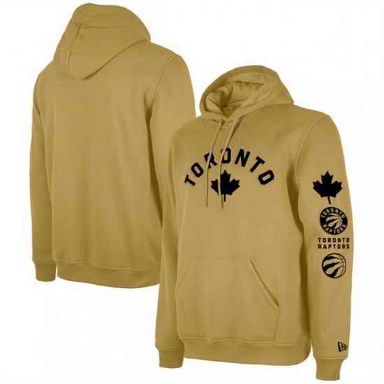 Men Toronto Raptors Tan 2023 24 City Edition Pullover Hoodie