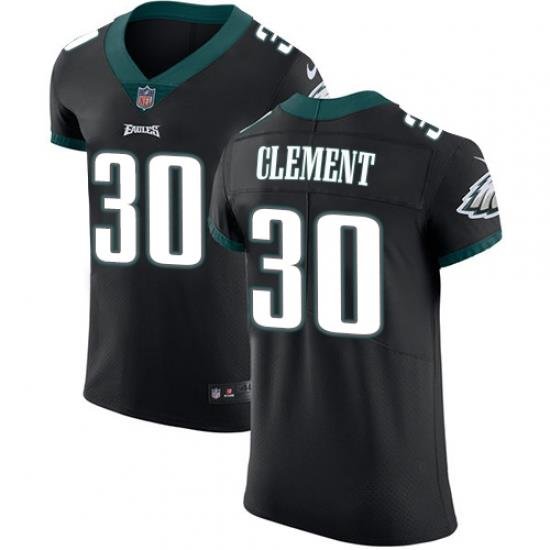 Men Nike Eagles #30 Corey Clement Black Alternate Stitched NFL Vapor Untouchable Elite Jersey