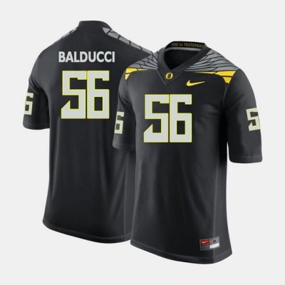 Men Oregon Ducks Alex Balducci College Football Black Jersey