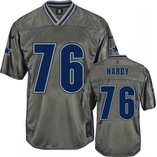 Mens Nike Dallas Cowboys #76 Greg Hardy Elite Grey Vapor NFL Jersey