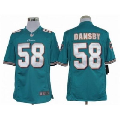 Nike Miami Dolphins 58 dansby green Limited NFL Jersey