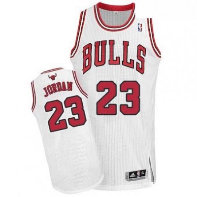 Youth Adidas Chicago Bulls 23 Michael Jordan Authentic White Home NBA Jersey