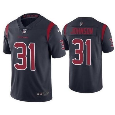 Nike Texans 31 David Johnson Navy Color Rush Limited Jersey