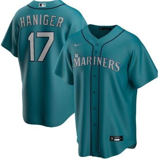 Mariners 17 Mitch Haniger Green 2020 Nike Cool Base Jersey