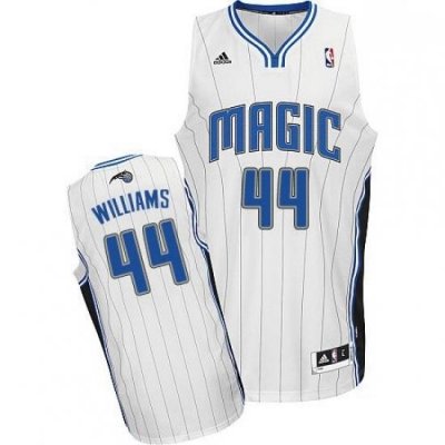 Mens Adidas Orlando Magic 44 Jason Williams Swingman White Home NBA Jersey