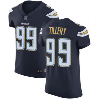 Chargers 99 Jerry Tillery Navy Blue Team Color Men Stitched Football Vapor Untouchable Elite Jersey