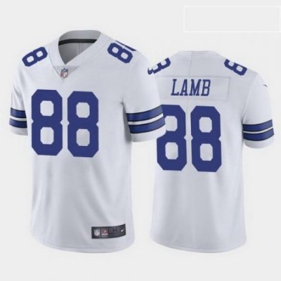 men ceedee lamb dallas cowboys white vapor limited jersey