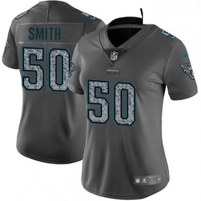 Womens Nike Jacksonville Jaguars 50 Telvin Smith Gray Static Vapor Untouchable Limited NFL Jersey