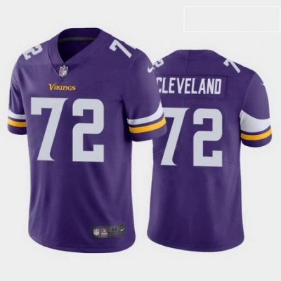 men ezra cleveland minnesota vikings purple vapor limited jersey