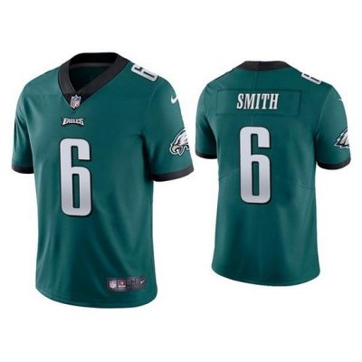 Youth Philadelphia Eagles 6 DeVonta Smith Green Vapor Untouchable Limited Stitched Football Jersey