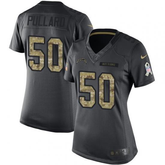 Womens Chargers #50 Hayes Pullard 2016 Salute to Service Jersey