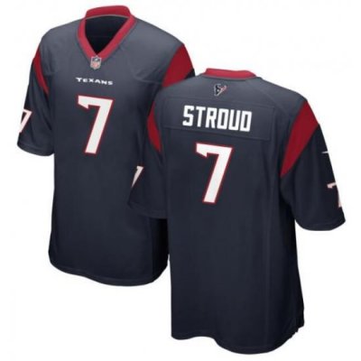 Nike Houston Texans CJ Stroud #7 Blue Vapor Untouchable Limited Stitched NFL Jersey